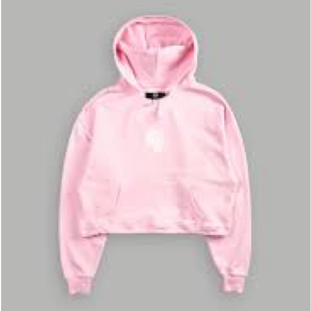 Darc Sport Cropped Pink Hoodie
